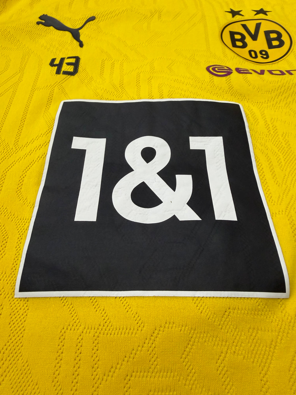 BVB Borussia Dortmund Matchworn Pre-Match/Training #43 Jamie Bynoe-Gittens