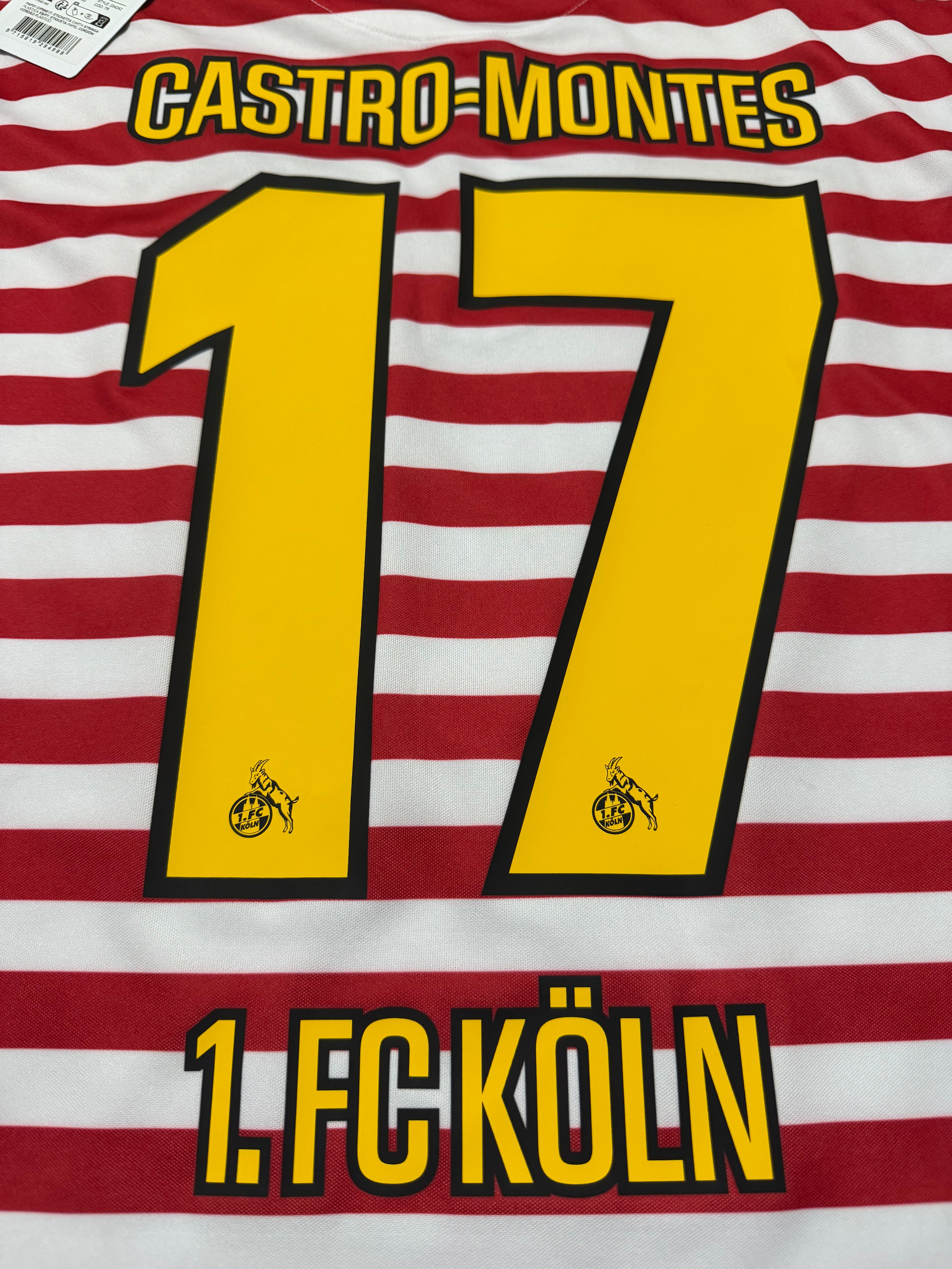 1. FC Köln Karneval 2025/2026 #17 Castro Montes #NEU