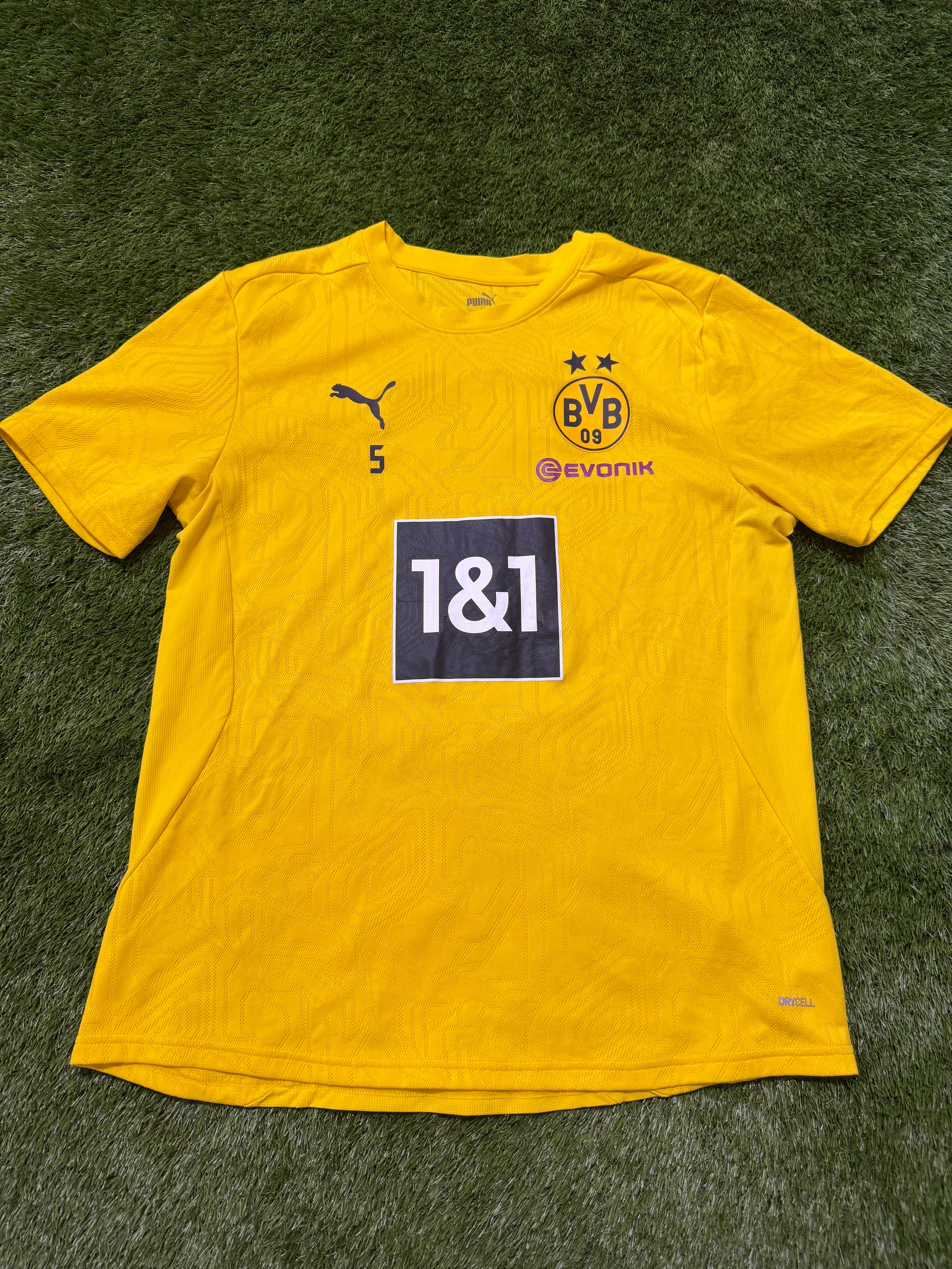 BVB Borussia Dortmund Matchworn Pre-Match/Training #5 Ramy Bensebaini