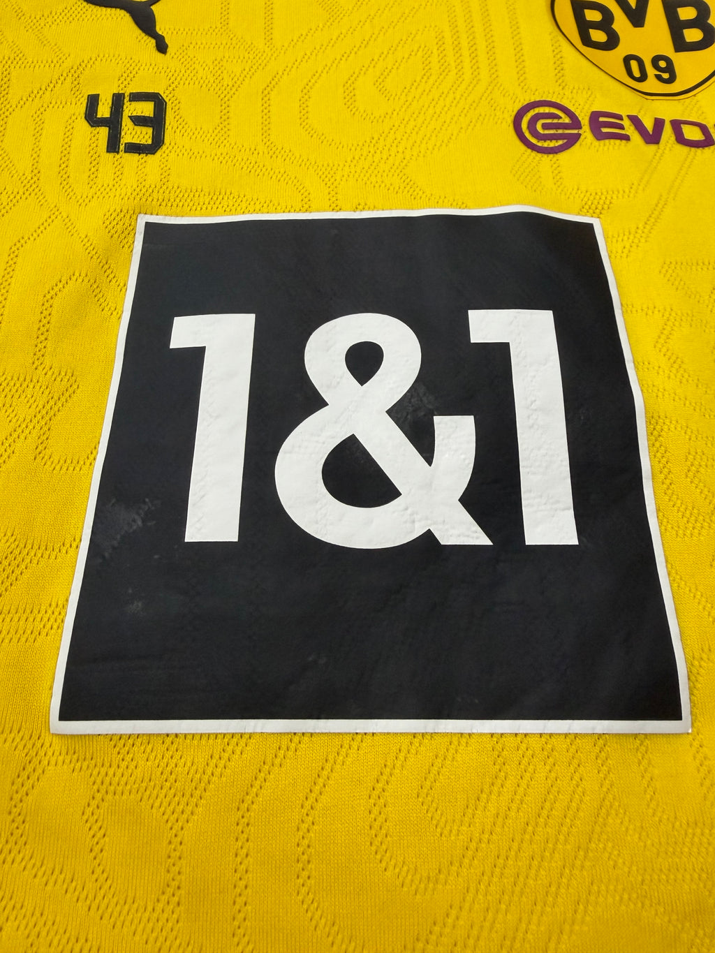 BVB Borussia Dortmund Matchworn Pre-Match/Training #43 Jamie Bynoe-Gittens