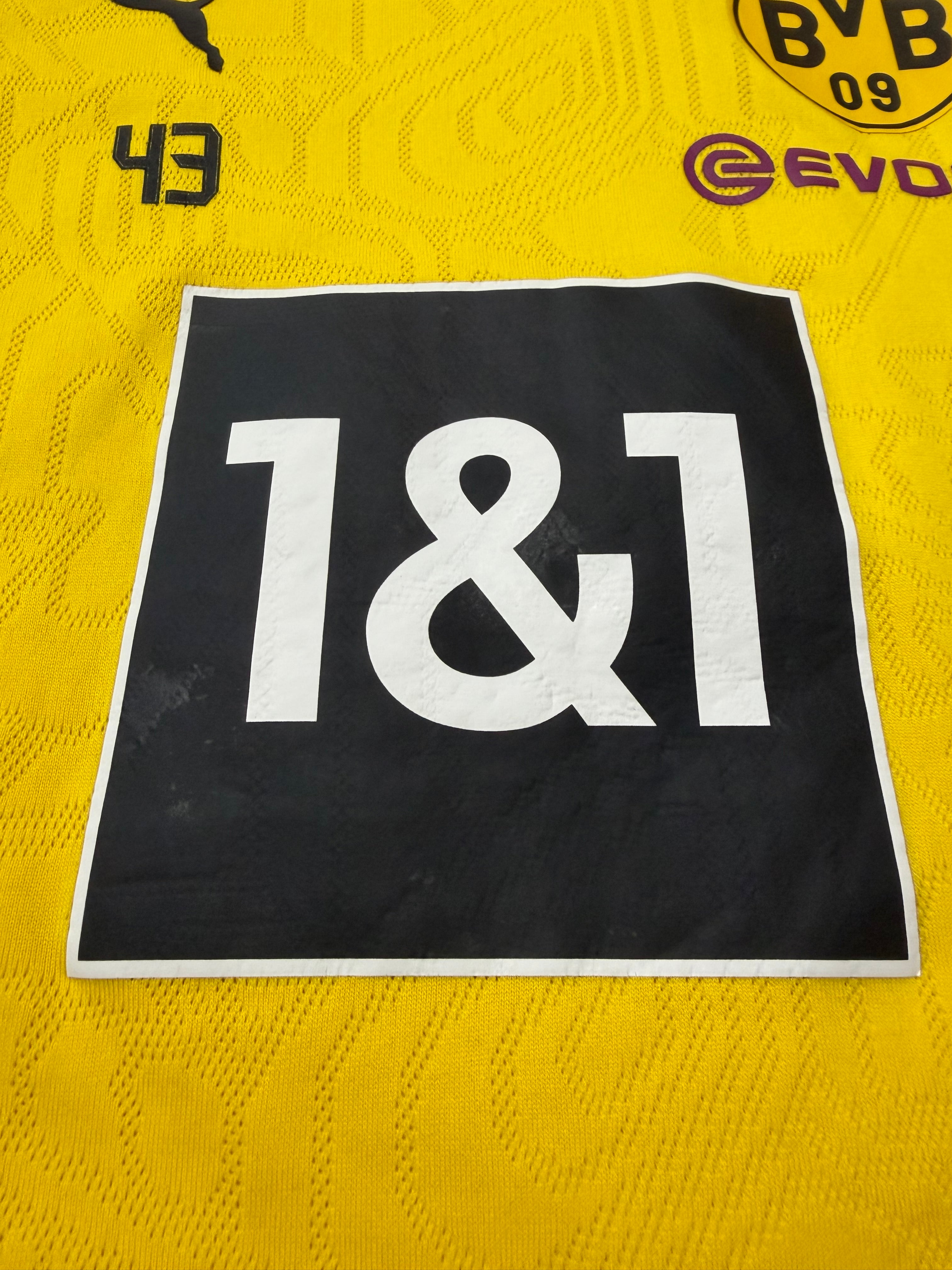 BVB Borussia Dortmund Matchworn Pre-Match/Training #43 Jamie Bynoe-Gittens