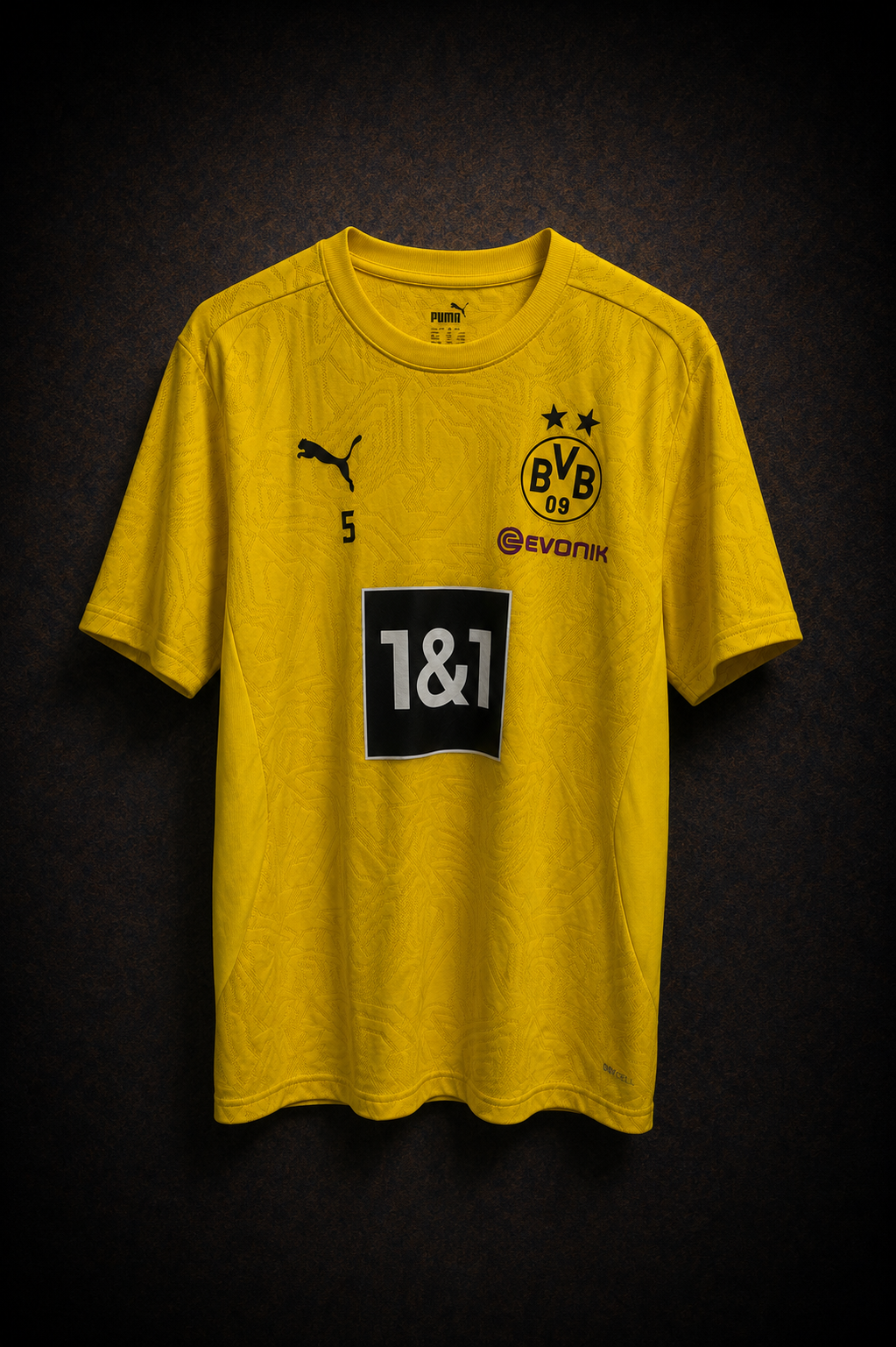 BVB Borussia Dortmund Matchworn Pre-Match/Training #5 Ramy Bensebaini