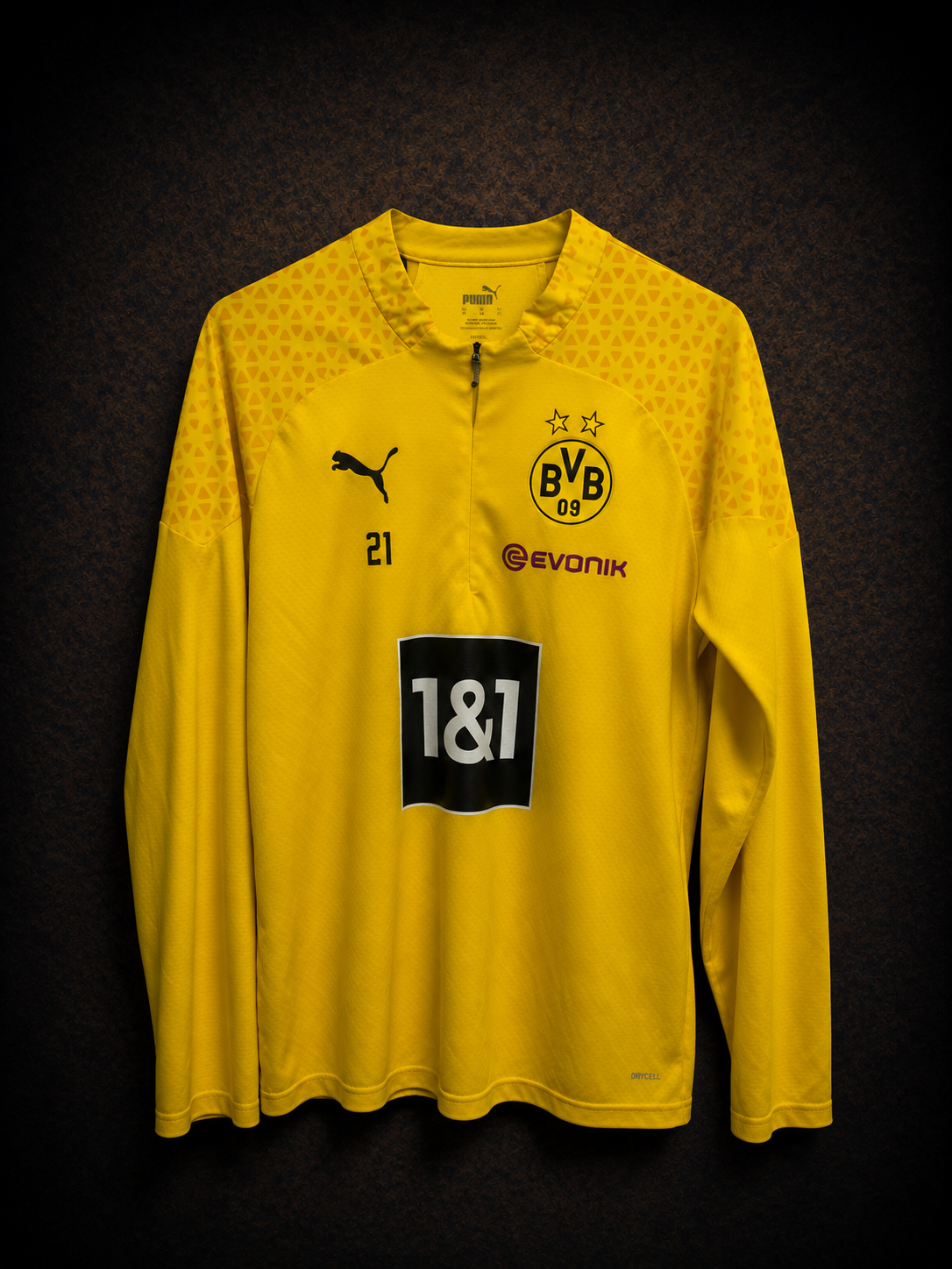 BVB Borussia Dortmund Matchworn Windbreaker #21 Nico Schlotterbeck
