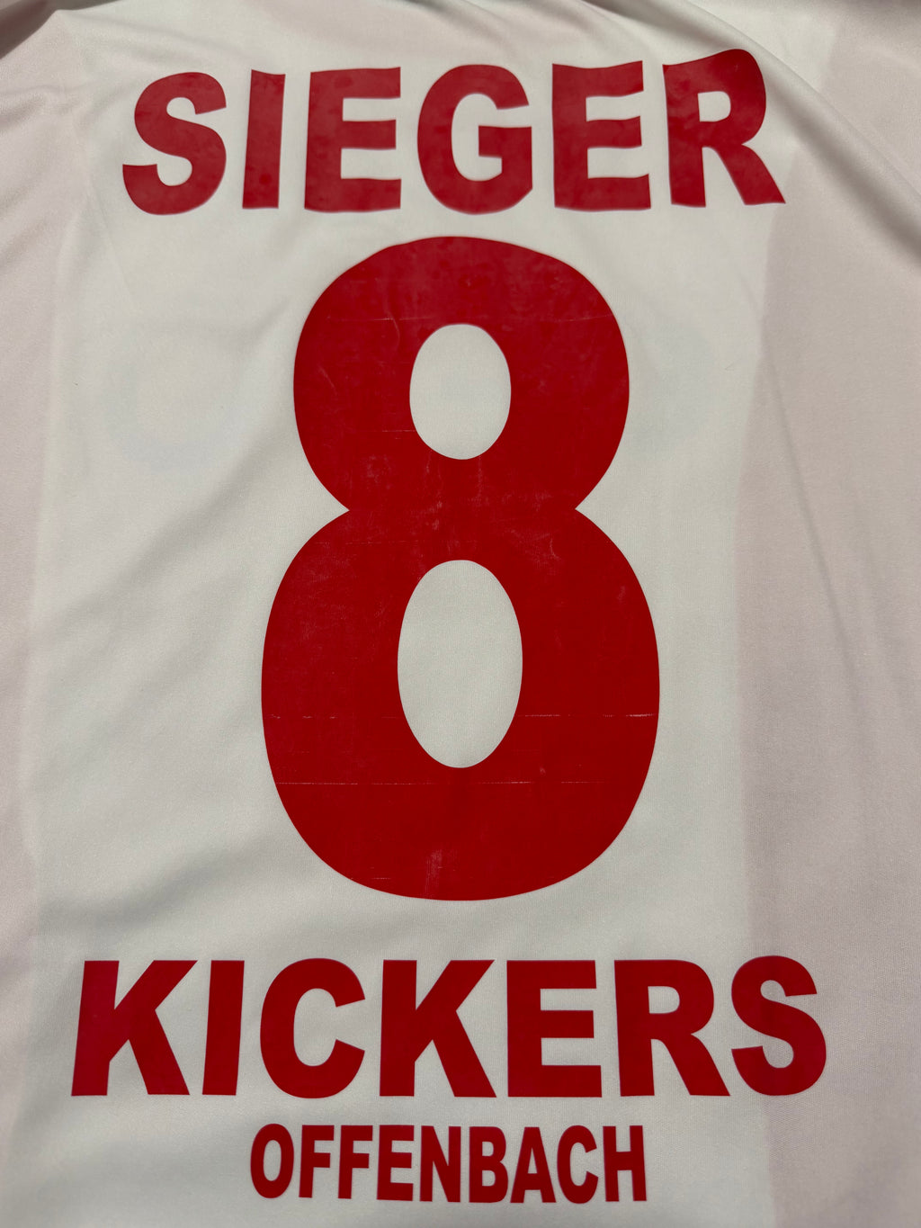 Kickers Offenbach 2007/2008 Spielertrikot #8 Sieger