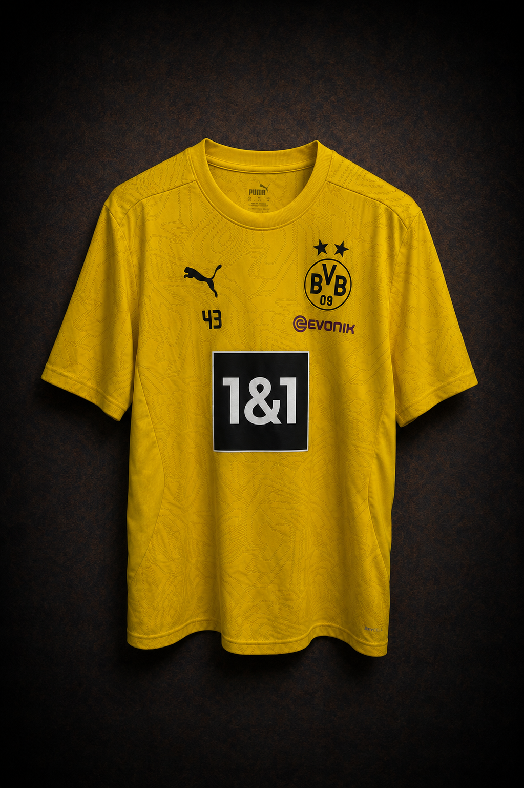 BVB Borussia Dortmund Matchworn Pre-Match/Training #43 Jamie Bynoe-Gittens