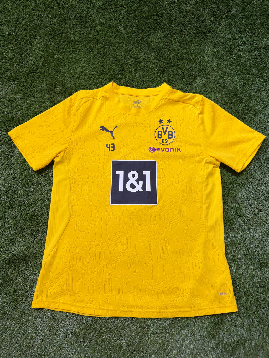BVB Borussia Dortmund Matchworn Pre-Match/Training #43 Jamie Bynoe-Gittens