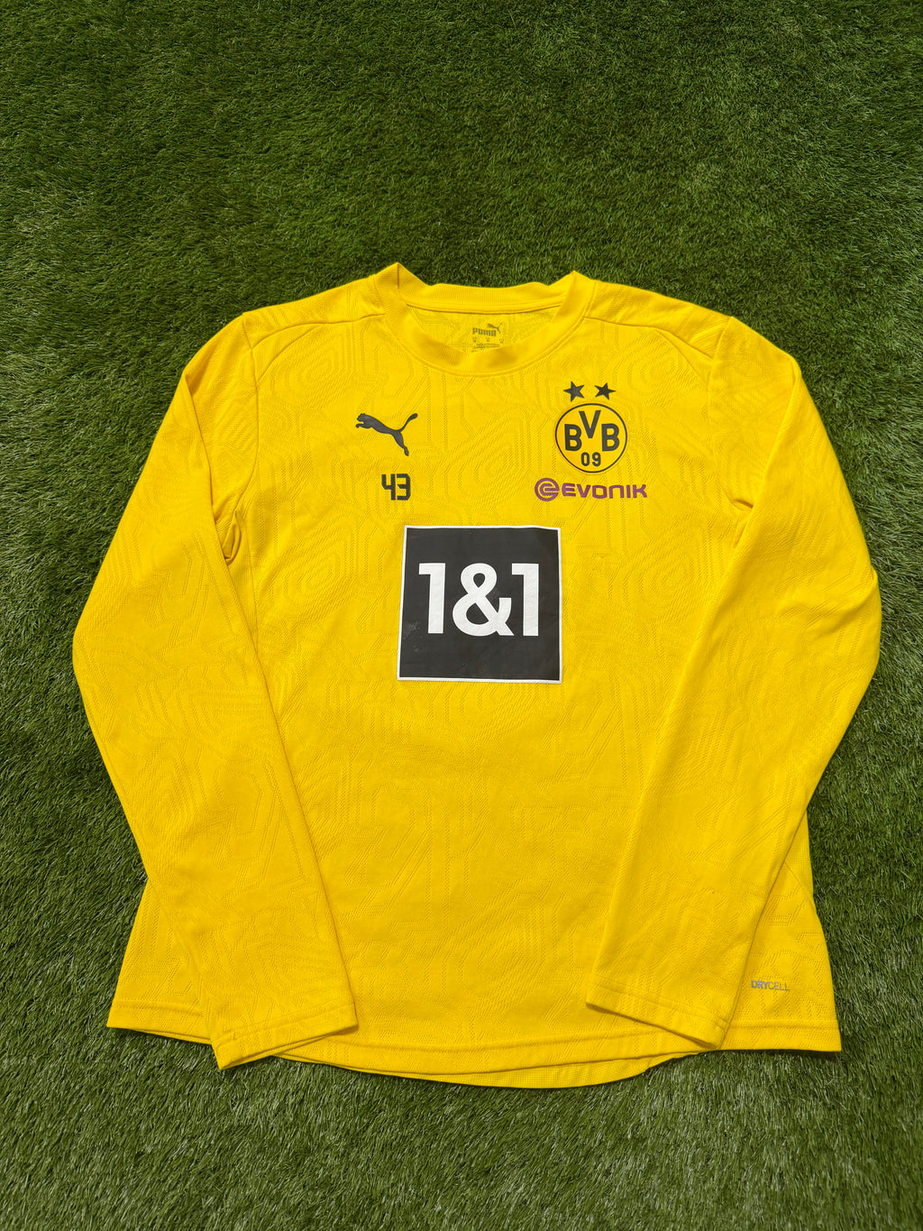 BVB Borussia Dortmund Matchworn Pre-Match/Training #43 Jamie Bynoe-Gittens